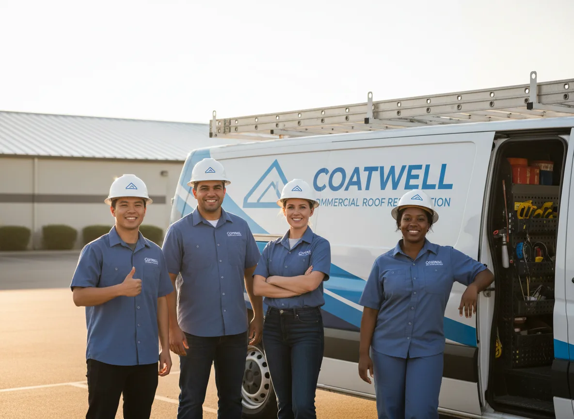 Commercial roof coating company in Andover, IA